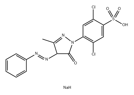 ACID YELLOW 14 (C.I. 18960) Struktur