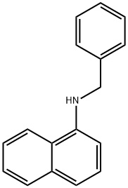 N-(1-Naphtyl)benzenemethaneamine Struktur