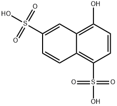 1-naphthol-4,7-disulfonic acid Struktur