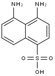 4,5-diamino-1-naphthalenesulfonic acid Struktur