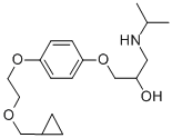 Cicloprolol Struktur