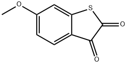 Benzo[b]thiophene-2,3-dione, 6-Methoxy- Struktur