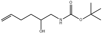 Carbamic acid, (2-hydroxy-5-hexenyl)-, 1,1-dimethylethyl ester (9CI) Struktur