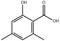 4,6-dimethylsalicylic acid  Struktur