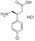 S(-)-BACLOFEN HCL Struktur