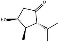 Cyclopentanone, 4-hydroxy-3-methyl-2-(1-methylethyl)-, (2R,3R,4S)- (9CI) Struktur