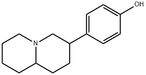 Octahydro-3-(4-hydroxyphenyl)-2H-quinolizine Struktur