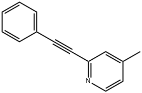 4-methyl-2-(phenylethynyl)pyridine Struktur