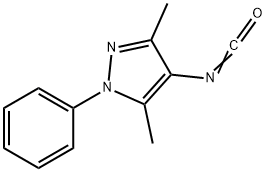 4-ISOCYANATO-3,5-DIMETHYL-1-PHENYL-1H-PYRAZOLE Struktur