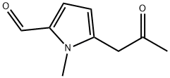 1H-Pyrrole-2-carboxaldehyde,1-methyl-5-(2-oxopropyl)-(9CI) Struktur