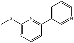 2-METHYLTHIO-4-PYRIDIN-3-YL-PYRIMIDINE Struktur