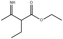 Butanoic  acid,  2-ethyl-3-imino-,  ethyl  ester Struktur