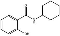 N-cyclohexyl-2-hydroxybenzamide Struktur