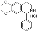 6,7-DIMETHOXY-1-PHENYL-1,2,3,4-TETRAHYDRO-ISOQUINOLINE Struktur