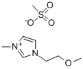 1-(2-METHOXYETHYL)-3-METHYLIMIDAZOLINIUM METHANESULFONATE Struktur