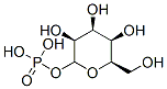 [(3S,4S,5R,6R)-3,4,5-trihydroxy-6-(hydroxymethyl)oxan-2-yl]oxyphosphon ic acid Struktur