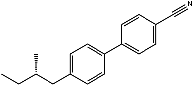 (S)-4'-(2-methylbutyl)[1,1'-biphenyl]-4-carbonitrile Struktur