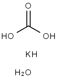 POTASSIUM CARBONATE, SESQUIHYDRATE Struktur