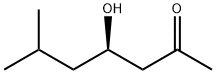 2-Heptanone, 4-hydroxy-6-methyl-, (4R)- (9CI) Struktur