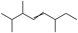 2,3,6-Trimethyl-4-octene Struktur