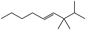 (E)-2,3,3-Trimethyl-4-nonene Struktur