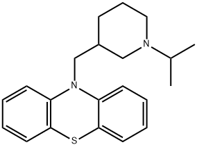 10-[(1-Isopropyl-3-piperidinyl)methyl]-10H-phenothiazine Struktur