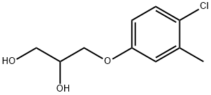 3-(4-Chloro-m-tolyloxy)-1,2-propanediol Struktur