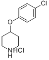 4-(3-CHLOROPHENOXY)PIPERIDINE HYDROCHLORIDE Struktur