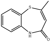 2-methyl-1,5-benzothiazepin-4(5H)-one Struktur