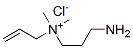 allyl(3-aminopropyl)dimethylammonium chloride  Struktur