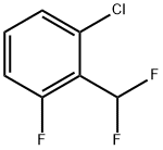 5-CHLORO-2-FLUORO-1-(DIFLUOROMETHYL)BENZENE Struktur