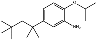 2-isopropoxy-5-(1,1,3,3-tetramethylbutyl)aniline Struktur