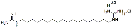 N,N'''-1,18-octadecanediylbisguanidine dihydrochloride  Struktur