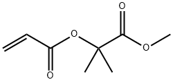 2-methoxy-1,1-dimethyl-2-oxoethyl acrylate Struktur