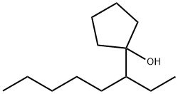 Cyclopentanol, 1-(1-ethylhexyl)- (9CI) Struktur