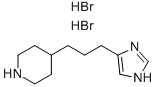 4-[3-(1H-IMIDAZOL-4-YL)PROPYL]PIPERIDINE DIHYDROBROMIDE Struktur