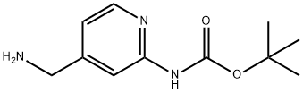 (4-AMINOMETHYL-PYRIDIN-2-YL)-CARBAMIC ACID TERT-BUTYL ESTER Struktur