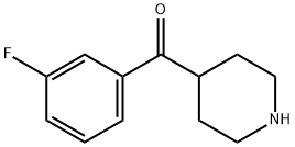 4-(3-FLUOROBENZOYL)PIPERIDINE Struktur