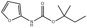 TERT-AMYL-2-FURYLCARBAMATE Struktur