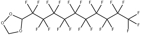 3-(Henicosafluorodecyl)-1,2,4-trioxolane Struktur