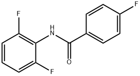 Benzamide, N-(2,6-difluorophenyl)-4-fluoro- (9CI) Struktur