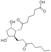 6,15-DIKETO-13,14-DIHYDRO PROSTAGLANDIN F1ALPHA Struktur