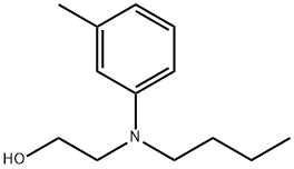 3-methyl-N-butyl-N-hydroxyethylaniline Struktur