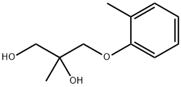 2-Methyl-3-(o-tolyloxy)-1,2-propanediol Struktur