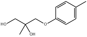 2-Methyl-3-(p-tolyloxy)-1,2-propanediol Struktur