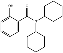 N,N-Dicyclohexylsalicylamide Struktur