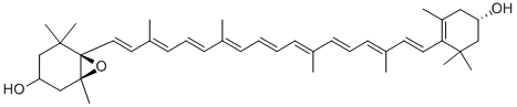 ANTHERAXANTHIN Struktur