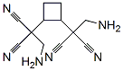 1,2-Bis(2-amino-1,1-dicyanoethyl)cyclobutane Struktur