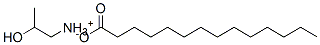 (2-hydroxypropyl)ammonium myristate  Struktur