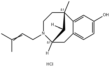 (+)-PENTAZOCINE MIXED AGONIST/ANTAGON Struktur